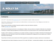Tablet Screenshot of kolly.ch